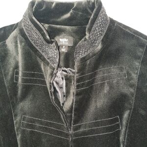 Mossimo Supply Co. Black Velvet Jacket